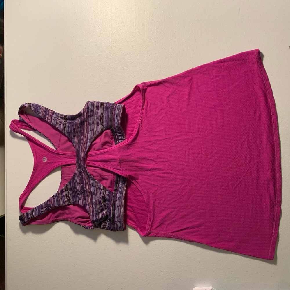 Lululemon bra tank top.